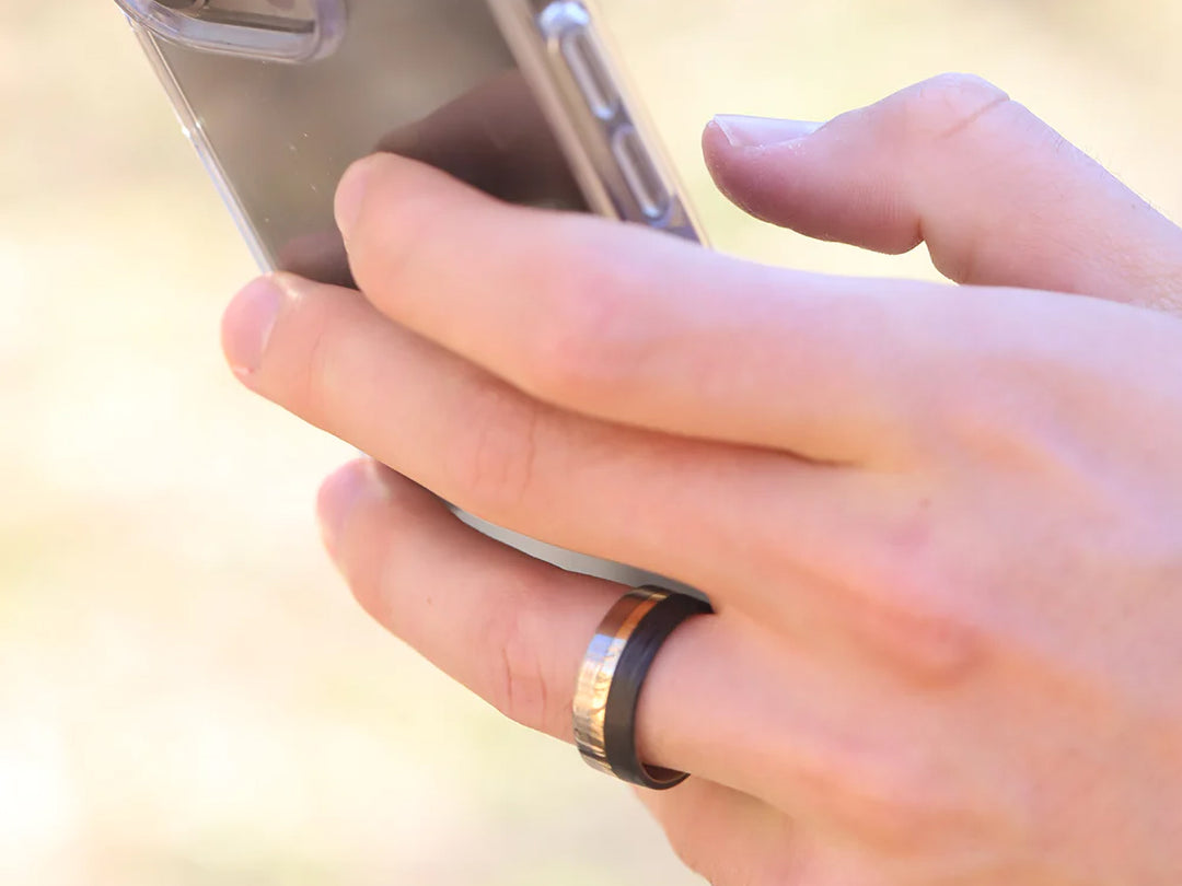 Archduke ring on a hand