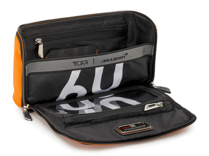 TUMI | McLaren Remex Accessory Kit, open#color_papaya