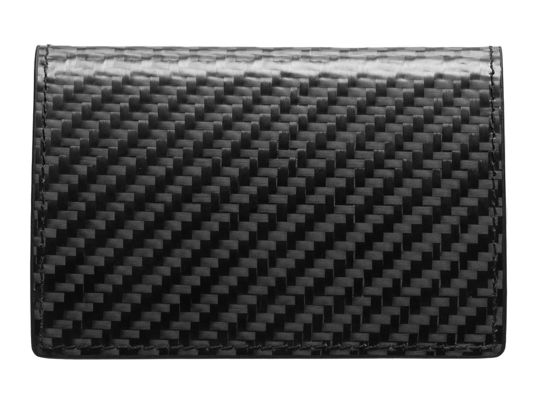 CarbonFG Flexy carbon fiber business card holder, front