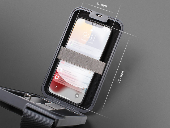 Ogon Phone Sling Bag & Wallet, dimensions