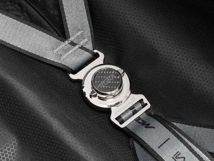 TUMI | McLaren Aero International Expandable 4 Wheel Carry-On, up close inside#color_papaya