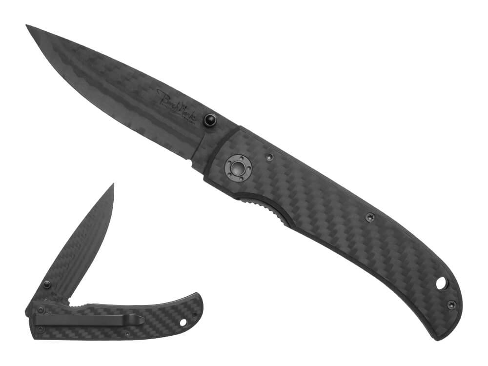 Benchmark Wildwind Linerlock Carbon Fiber Pocketknife