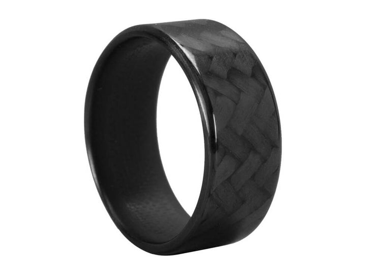Ultra Carbon Fiber Ring - Forty Five / Polished
