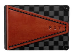 P17 Carbon Fiber Bifold Wallet / Brown