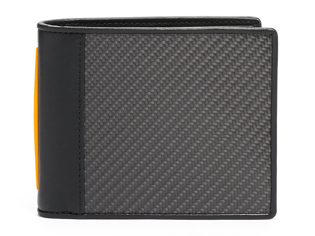 Tumi x McLaren carbon fiber global double billfold wallet