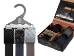 Grip6 Carbon Pack - 3 Interchangeable Belts with Carbon Fiber Buckles and Free Aluminum Hanger