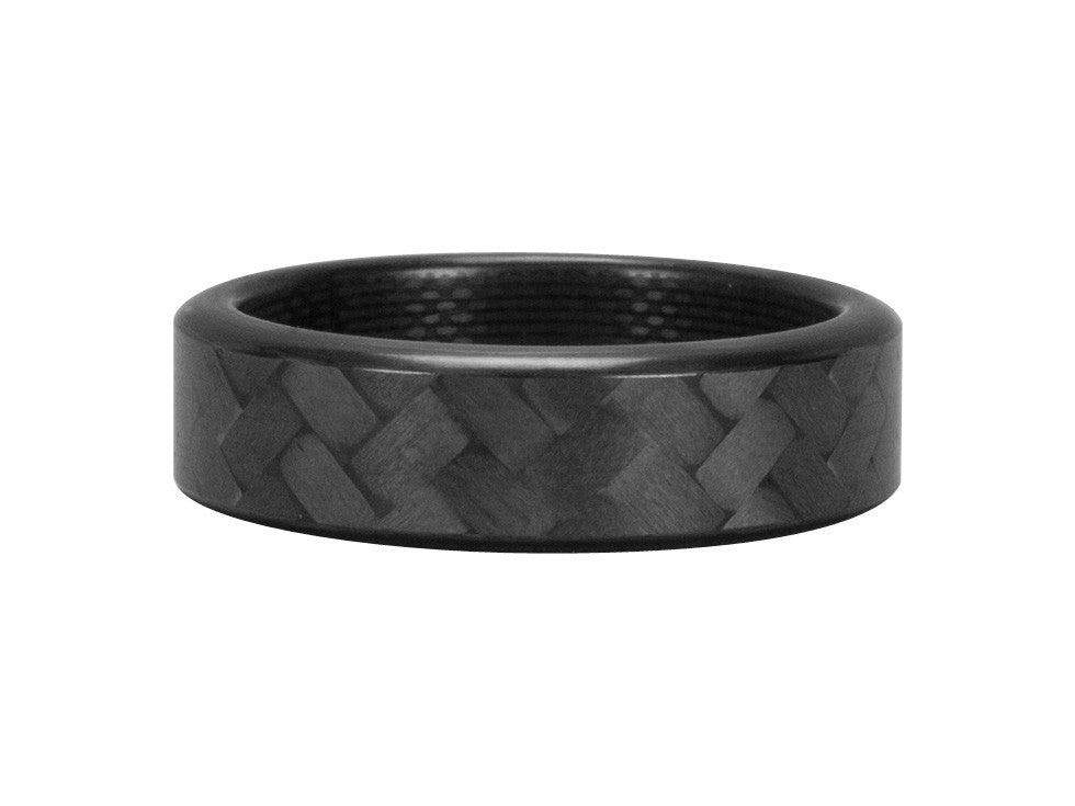 Ultra Carbon Fiber Ring - Forty Five Narrow / Polished