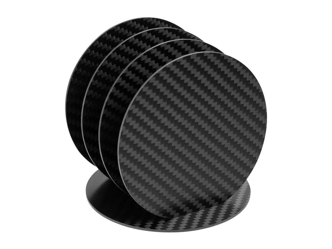 CarbonFG Carbon Fiber Coaster Set