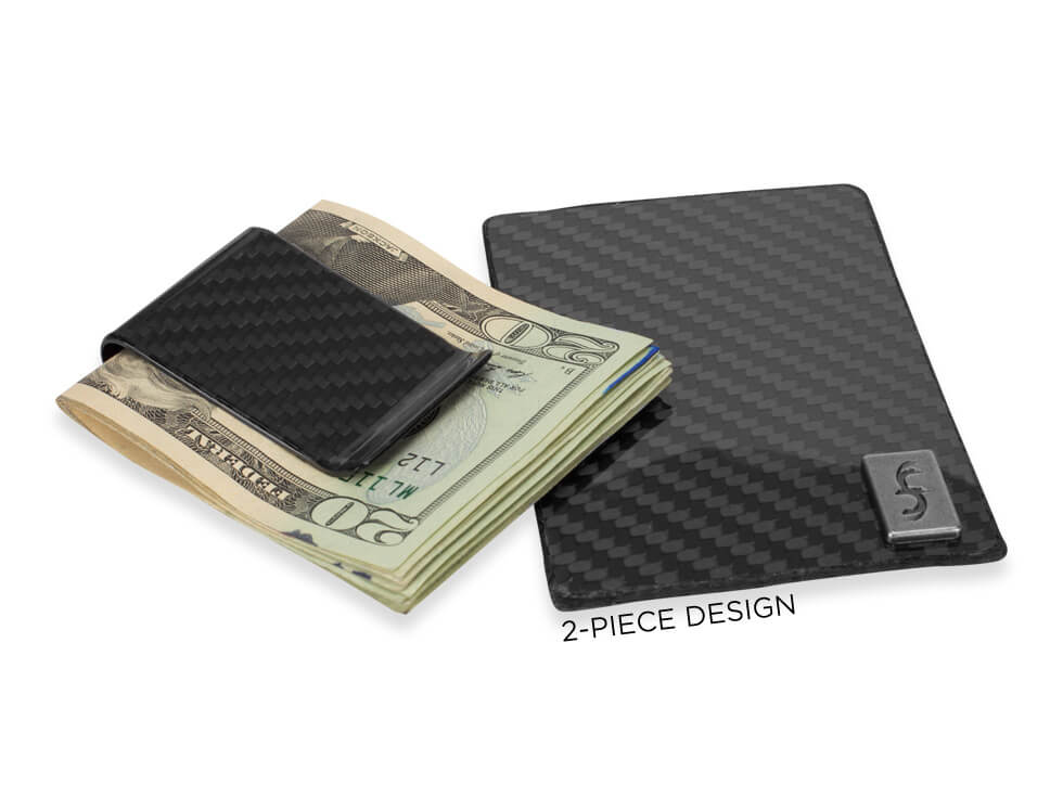 Common Fibers FIT Carbon Fiber Removable Money Clip Wallet removable examples