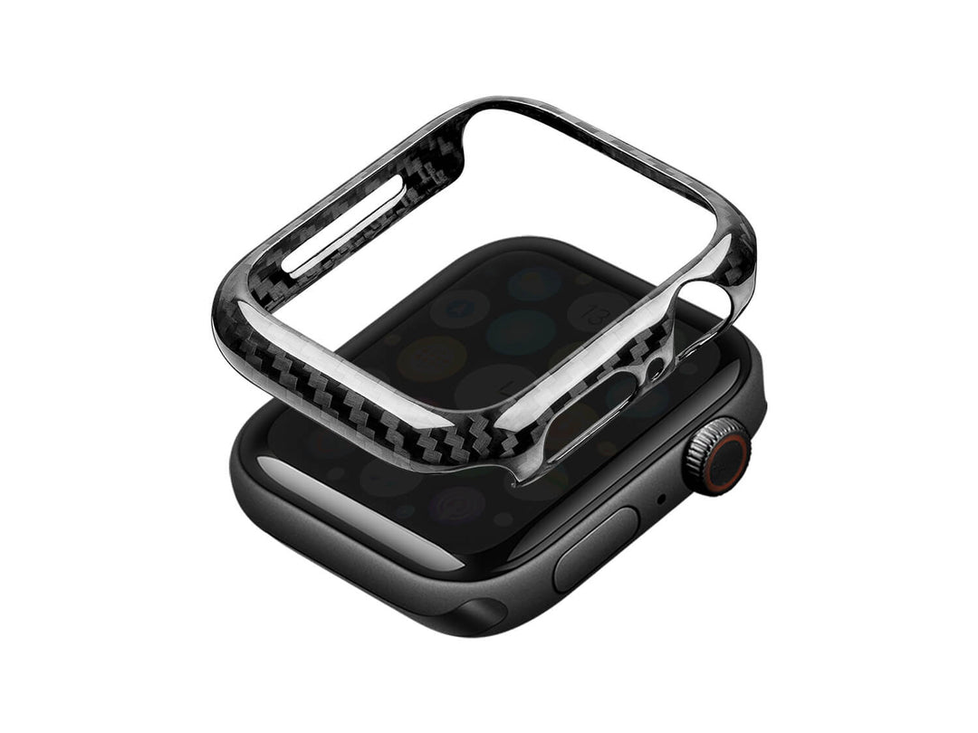 CarboShield carbon fiber Apple Watch case for Series 7, 45mm