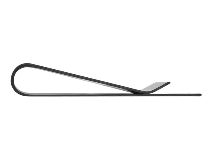 Side profile of the real carbon fiber money clip