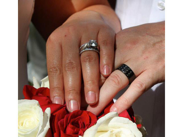 Ultra Carbon Fiber Ring - Forty Five / Polished