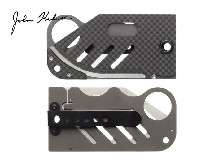 Creditor Carbon Fiber Credit Card Knife by John Kubasek