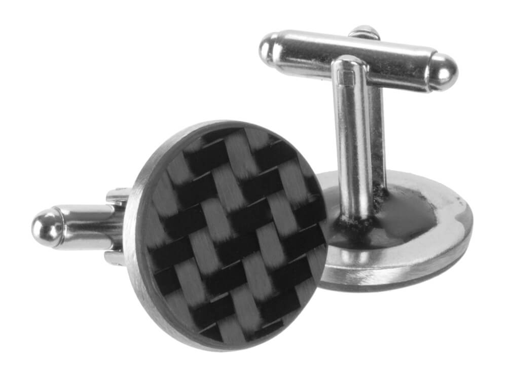 Ledon carbon fiber cufflinks