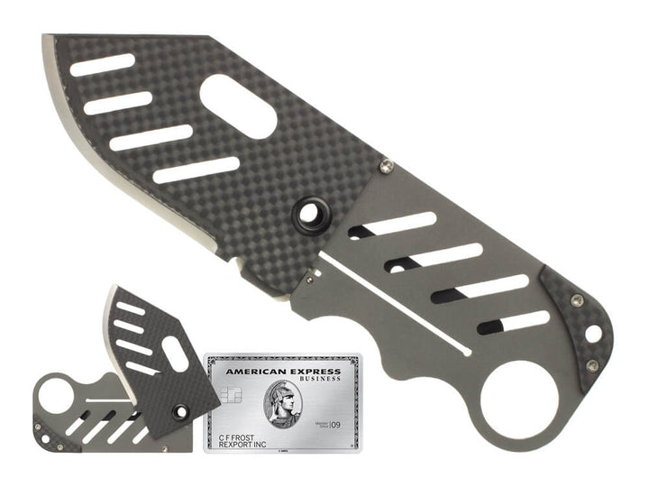 Creditor Carbon Fiber Credit Card Knife by John Kubasek