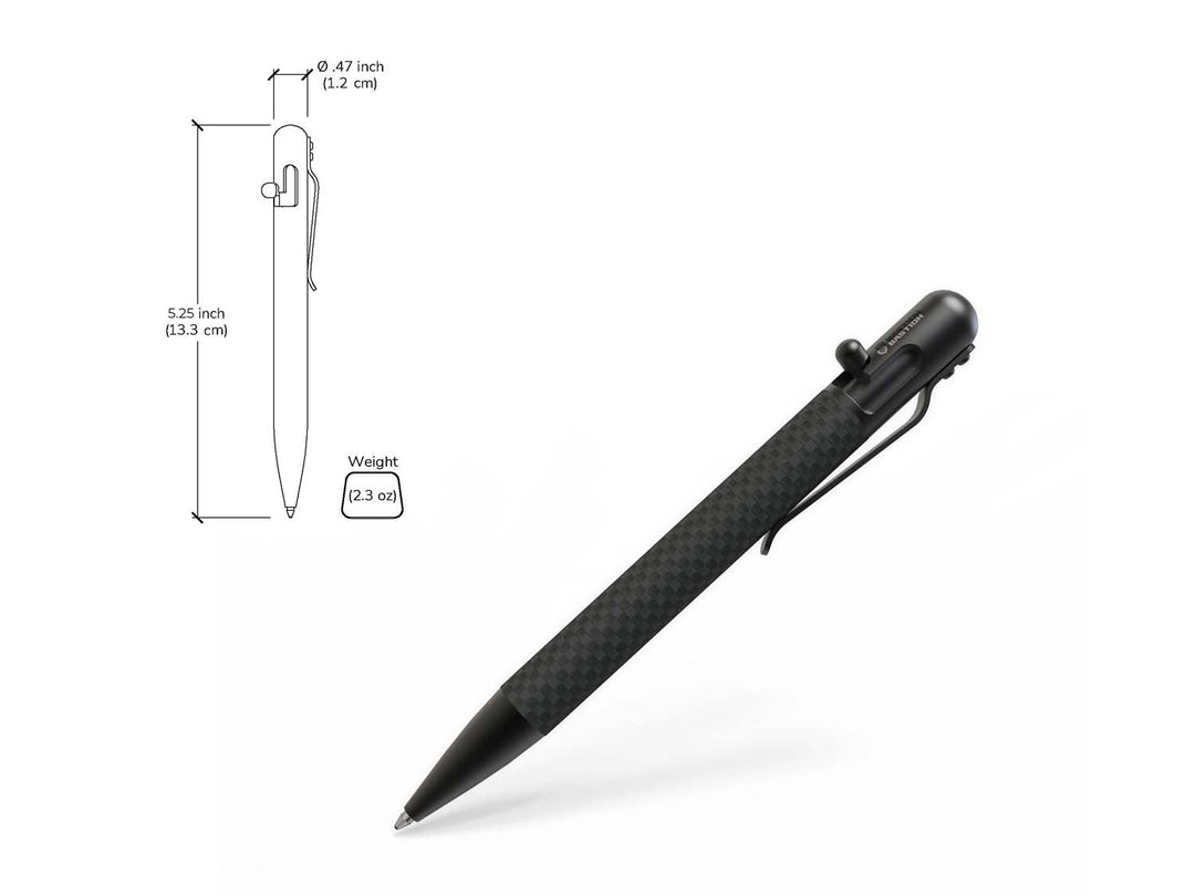 Bastion Blackout Bolt-Action Carbon Fiber Pen