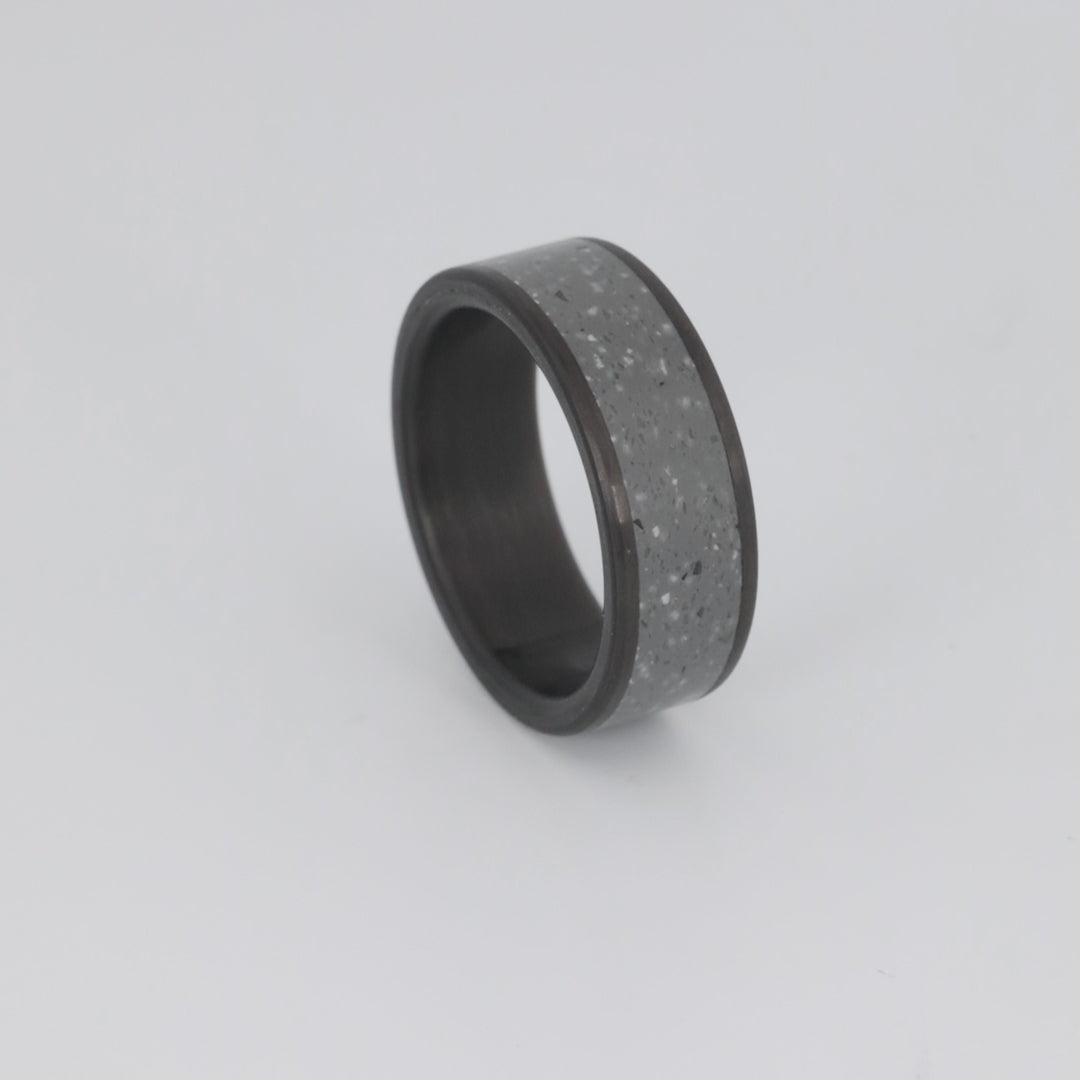 Boston Carbon Fiber & Concrete Ring. 360 video