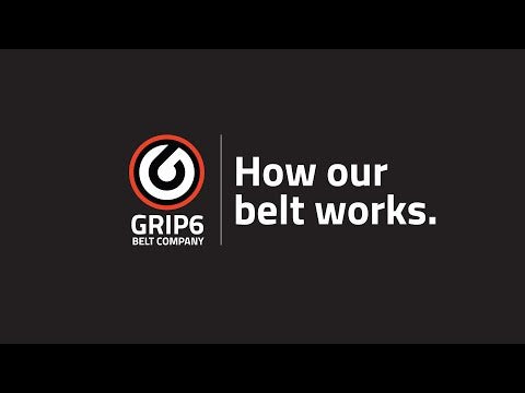 Grip6 Carbon Pack - 3 Interchangeable Belts with Carbon Fiber Buckles and Free Aluminum Hanger