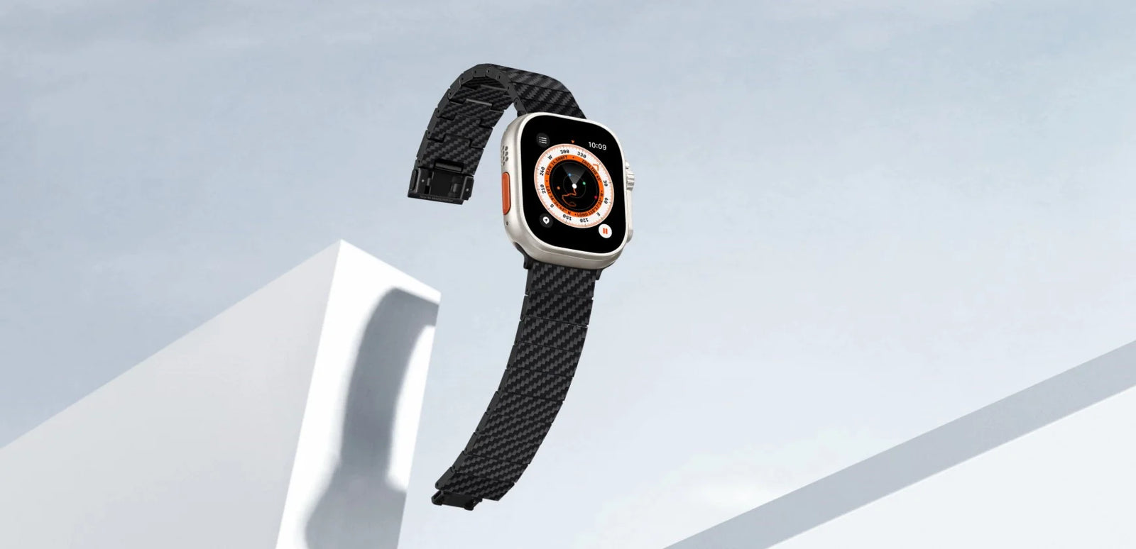 Carbon fiber Apple Watch band